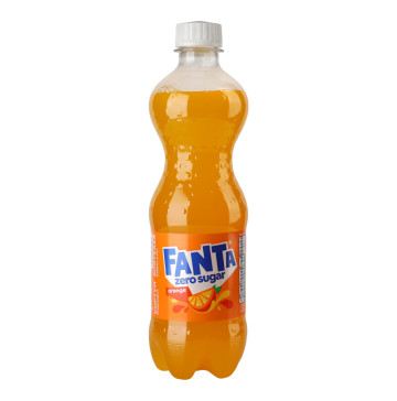 Напій безалкогольний сильногазований соковмісний Orange Zero Sugar Fanta п/пл 500мл