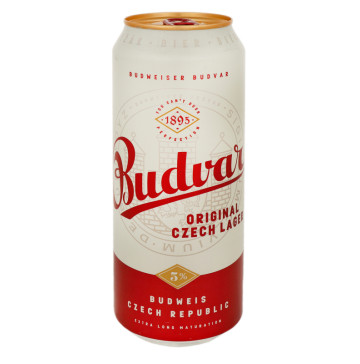 Пиво світле Budwеiser Budvar Original 5.0% з/б 500мл