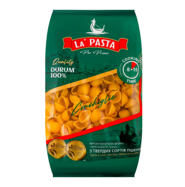 Вироби макаронні з твердих сортів пшениці Черепашки №734/02 La Pasta Per Primi м/у 400г
