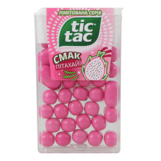 Драже зі смаком пітахаї Лімітована серія Tic Tac п/у 18г Драже зі смаком пітахаї Лімітована серія Tic Tac п/у 18г