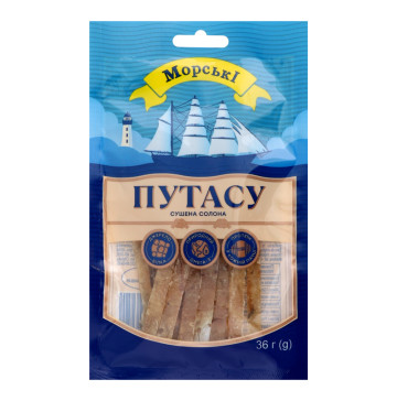 Путасу сушена солона Морські м/у 36г