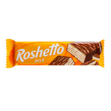 Вафлі глазуровані Milk Roshetto Roshen м/у 34г