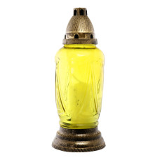 Лампадка зі свічкою в склі 26.5-28.5см 48год №4812 Оском Плюс 1шт Лампадка зі свічкою в склі 26.5-28.5см 48год №4812 Оском Плюс 1шт