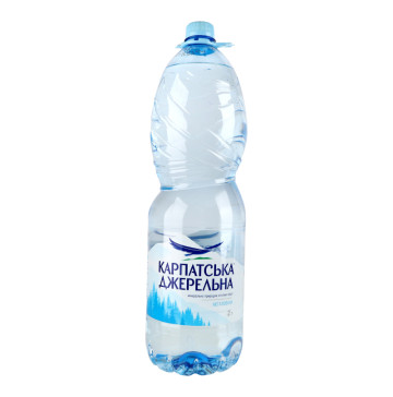 Вода мінеральна негазована Карпатська Джерельна п/пл 2л