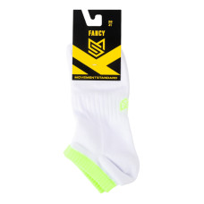 Шкарпетки MovementStandard Fancy №MS M0305S 49 38-41 білий-салатовий