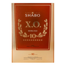 Бренді 0.5л 40% виноградний X.O. 10 Shabo пл
