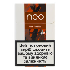 Виріб тютюновмісний для електричного нагрівання з фільтром Neo Rich Tobacco 20шт