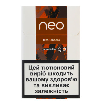 Виріб тютюновмісний для електричного нагрівання з фільтром Neo Rich Tobacco 20шт