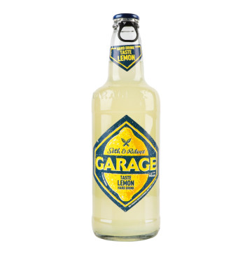 Пиво спеціальне 0.44л 4.4% світле пастеризоване Taste Lemon Hard Seth&Riley's Garage пл