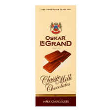 Шоколад молочний Oskar Le Grand к/у 82г