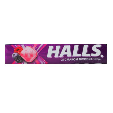 Карамель льодяникова зі смаком лісових ягід Halls м/у 25.2г