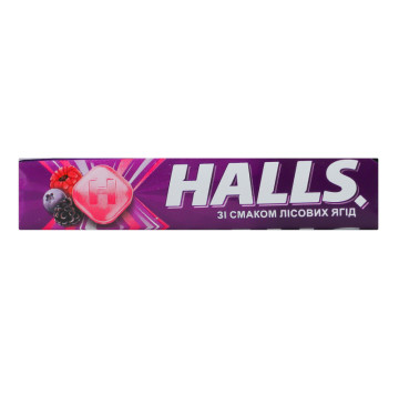 Карамель льодяникова зі смаком лісових ягід Halls м/у 25.2г