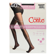 Колготки жіночі Conte elegant Active Soft 40den 3 nero