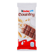 Шоколад молочний з молочною начинкою та злаками Country Kinder м/у 23.5г