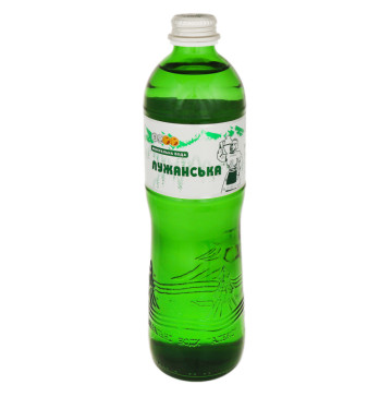 Вода мінеральна сильногазована Лужанська с/пл 0.5л