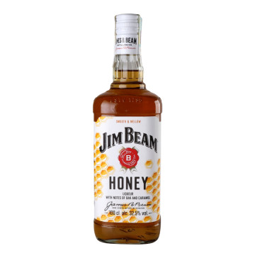 Лікер 1л 32.5% міцний Honey Jim Beam пл