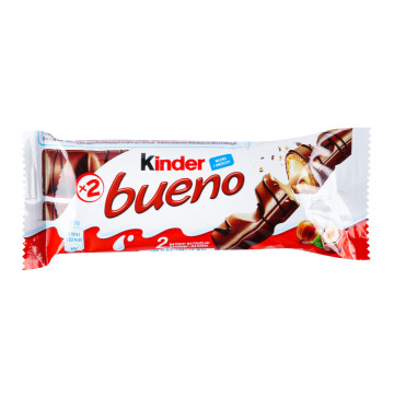 Вафлі з молочно-горіховою начинкою Bueno Kinder м/у 2х21.5г