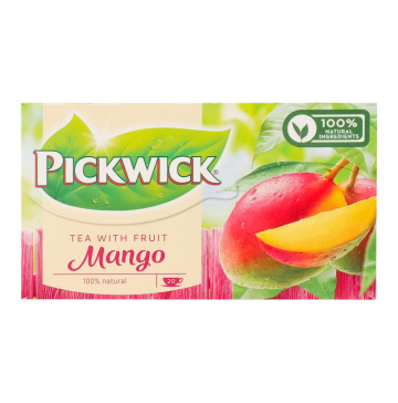 Чай чорний ароматизований зі шматочками манго Mango Pickwick к/у 20х1.5г