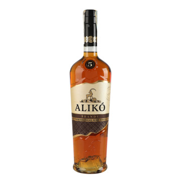 Бренді 500мл 40% 5 зірочок VSOP Aliko C&W пл