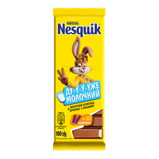 Шоколад молочний з начинкою з молоком Nesquik м/у 100г