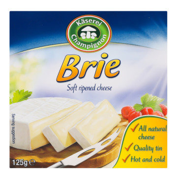 Сир 50% м'який Brie Kaserei Schampignon к/у 125г