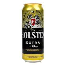 Пиво 480мл 7% світле пастеризоване Extra Holsten з/б