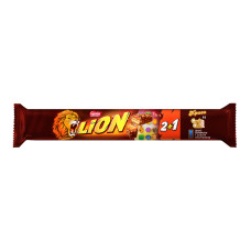 Вафлі з м'якою карамеллю, пластівцями, вкриті глазур'ю Lion м/у 3х30г