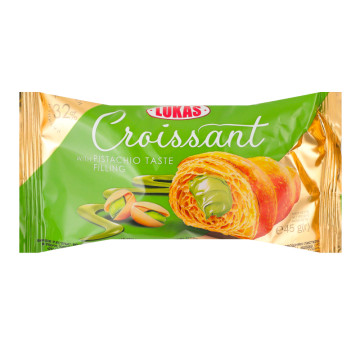 Круасанчик з начинкою зі смаком фісташки Lukas м/у 45г