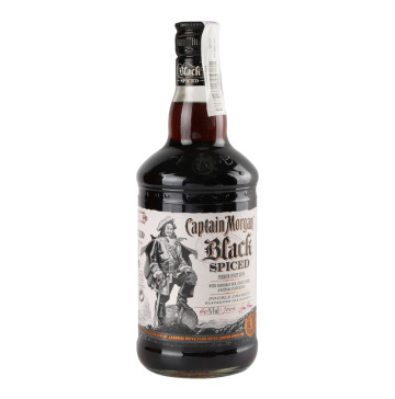Напій алкогольний 0.7л 40% на основі карибського рому Black Spiced Captain Morgan пл
