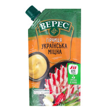 Гірчиця нестерилізована Українська міцна Верес д/п 120г