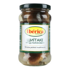 Гриби мариновані Шиїтаке (Грузді) Iberica с/б 280г