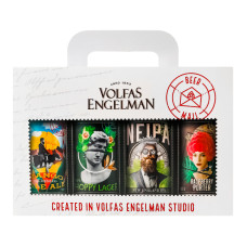 Набір пива 4х0.5л Volfas Engelman 1шт