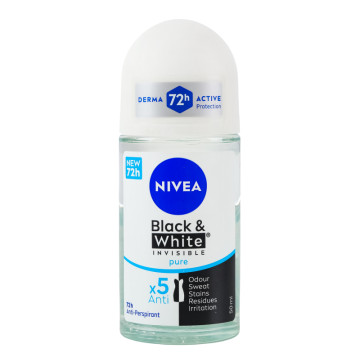 Антиперспірант Pure Black&White Invisible Nivea 50мл
