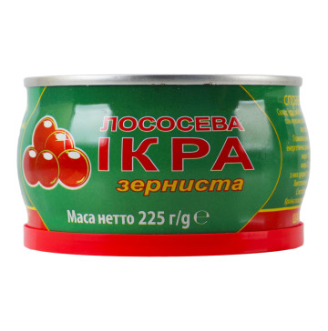 Ікра лососева зерниста солена Шаланда 1с з/б 225г