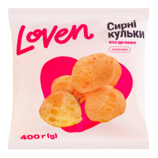 Кульки сирні заморожені Боу де Кежо Loven м/у 400г