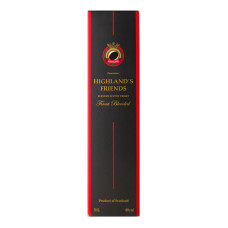 Віскі 0.7л 40% купажоване шотландське Highland's Friends к/у