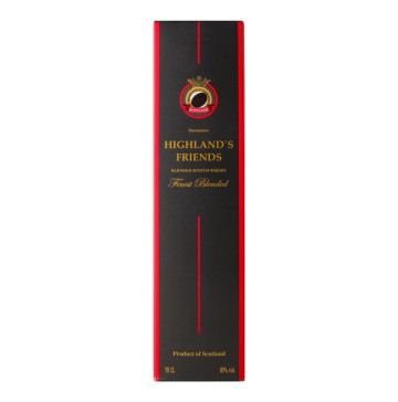 Віскі 0.7л 40% купажоване шотландське Highland's Friends к/у