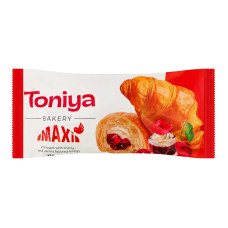 Круасан з наповнювачами зі смаком вишні та ванілі Maxi Toniya м/у 110г