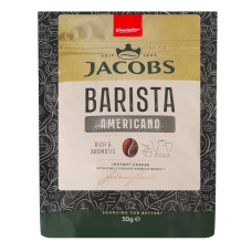 Кава розчинна сублімована з частинками змелених кавових зерен Americano Barista Editions Jacobs д/п 50г