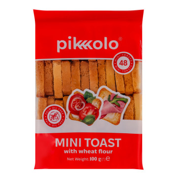 Мінітости з пшеничного борошна Pikolo м/у 100г