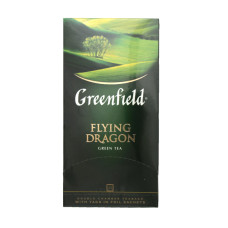 Чай зелений Flying Dragon Greenfield к/у 25х2г