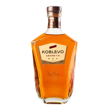 Бренді 500мл 40% 3 зірки Grand VS Koblevo пл