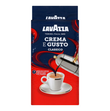 Кава натуральна смажена мелена Classico Crema e Gusto Lavazza в/у 250г