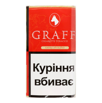 Тютюн для паління сигаретний American Blend Graff 30г