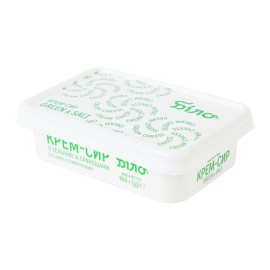 Крем-сир 55% із зеленню та прянощами Біло п/у 160г