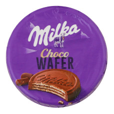 Вафлі з начинкою з какао вкриті молочним шоколадом Choco wafer Milka м/у 30г