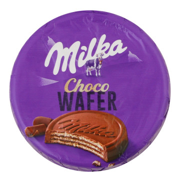 Вафлі з начинкою з какао вкриті молочним шоколадом Choco wafer Milka м/у 30г