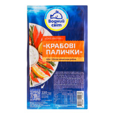Палички крабові Океанічні Водний світ в/у охол 220г