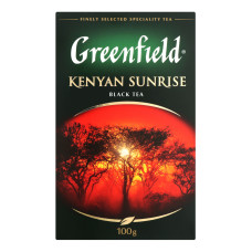 Чай чорний байховий листовий Kenyan Sunrise Greenfield к/у 100г