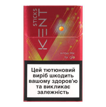Виріб тютюновмісний для електричного нагрівання з фільтром Kent Sticks Amber Mix 20шт